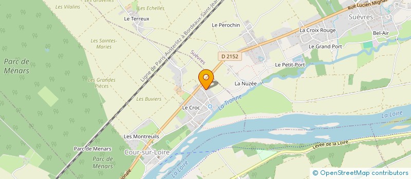 localisation de l'entreprise SCI LES BILLARDIERES  COUR SUR LOIRE