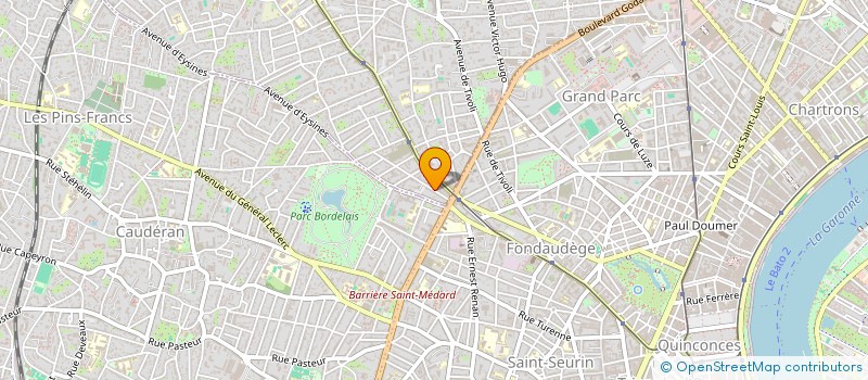 localisation de l'entreprise SCI LES BILLAUX  LE BOUSCAT