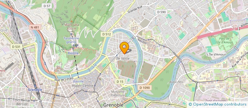 localisation de l'entreprise SCI LES BILOBA  GRENOBLE