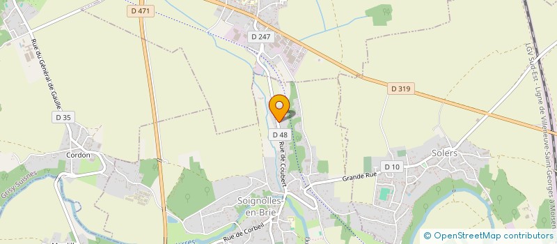 localisation de l'entreprise SCI LES BILOBAS DE SAINT JO  SOIGNOLLES-EN-BRIE