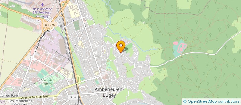 localisation de l'entreprise SCI  LES BLACHERES  AMBERIEU-EN-BUGEY