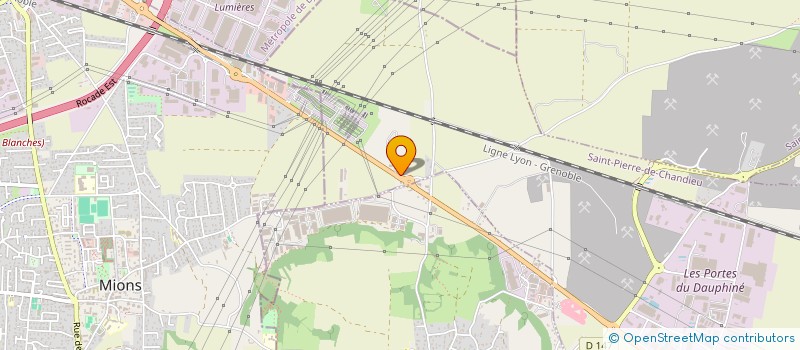 localisation de l'entreprise SCI LES BLACHES  SAINT-PIERRE-DE-CHANDIEU