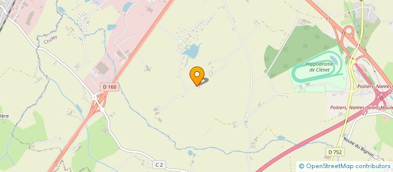 localisation de l'entreprise SCI LES BLANCHISSEURS à CHOLET