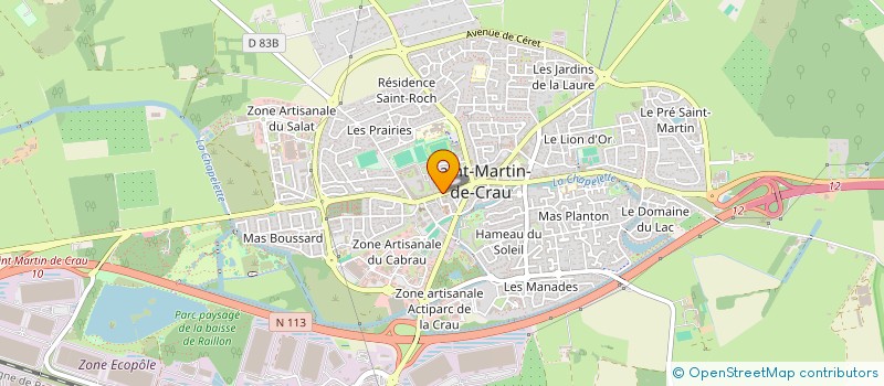 localisation de l'entreprise SCI LES BLANCS à SAINT-MARTIN-DE-CRAU