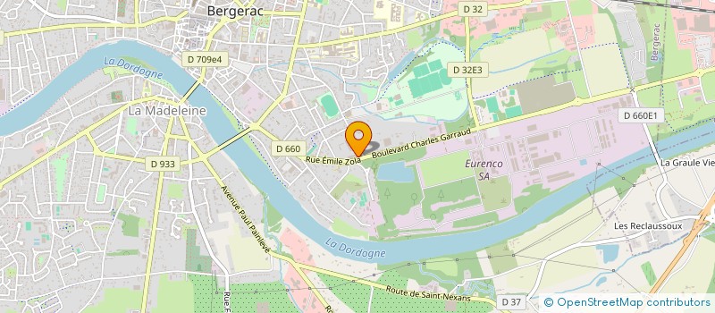 localisation de l'entreprise SCI LES BLANQUIES ET GILETS à BERGERAC