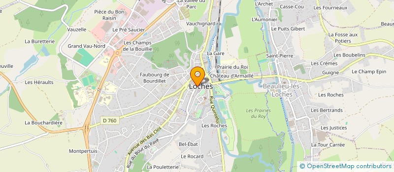 localisation de l'entreprise SCI LES BLES  LOCHES