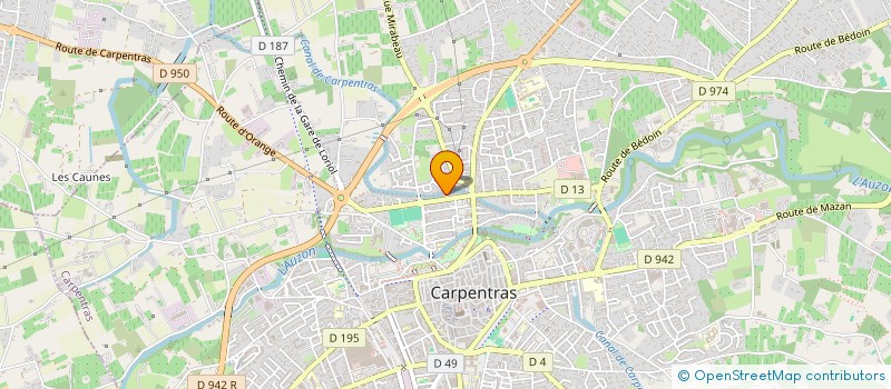 localisation de l'entreprise SCI LES BLES D'OR 146  CARPENTRAS