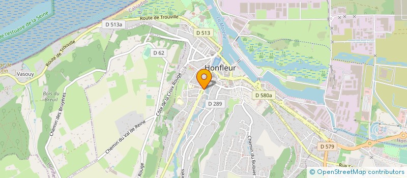localisation de l'entreprise SCI LES BLES D'OR à HONFLEUR