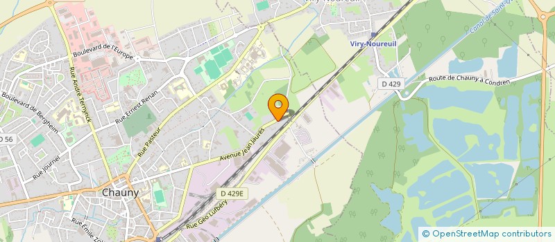 localisation de l'entreprise SCI LES BLES D OR  CHAUNY