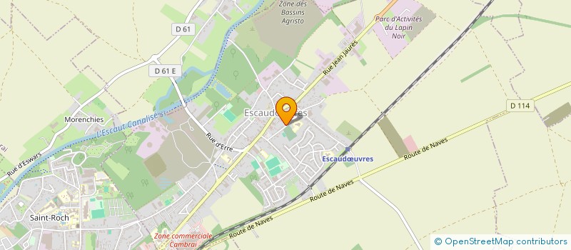 localisation de l'entreprise SCI LES BLES D'OR  ESCAUDUVRES