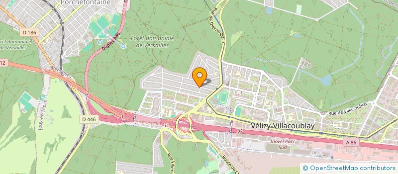 localisation de l'entreprise SCI LES BLES D'OR  VELIZY VILLACOUBLAY