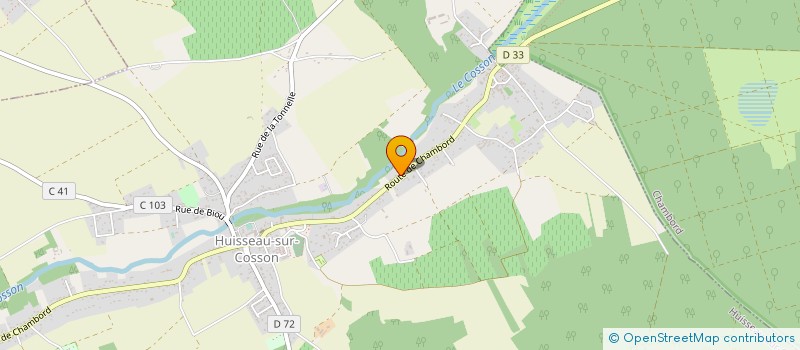 localisation de l'entreprise SCI LES BLES DE CHAMPSERU  HUISSEAU-SUR-COSSON