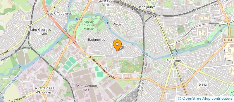 localisation de l'entreprise SCI LES BLEUETS à LE MANS