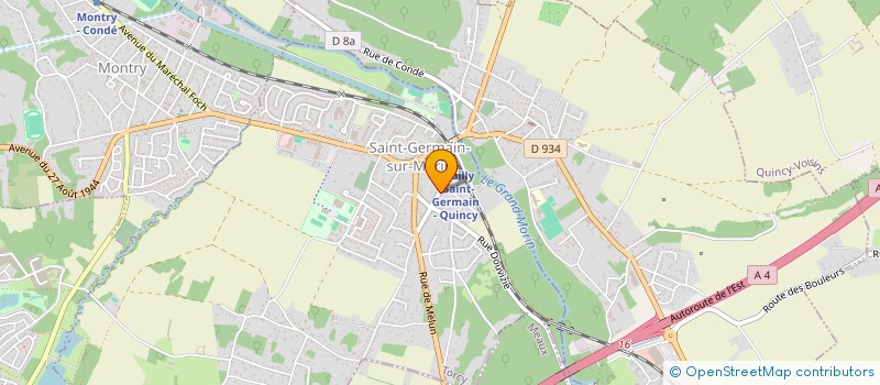 localisation de l'entreprise SCI LES BLEUETS  SAINT-GERMAIN-SUR-MORIN