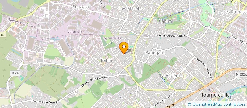 localisation de l'entreprise SCI LES BLEUETS  TOURNEFEUILLE