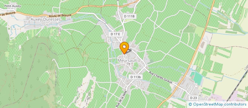 localisation de l'entreprise SCI LES BLEUETS  MEURSAULT