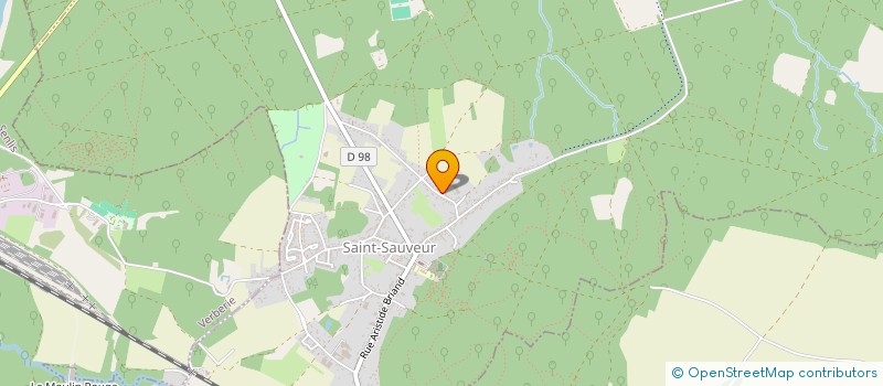 localisation de l'entreprise SCI LES BLEUETS  SAINT-SAUVEUR