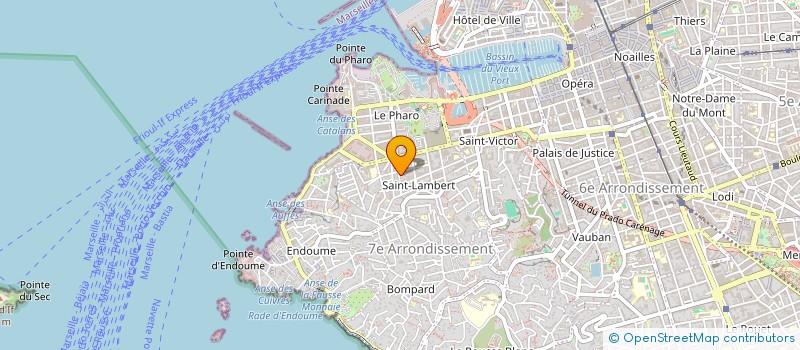 localisation de l'entreprise SCI LES BLEUETS  MARSEILLE
