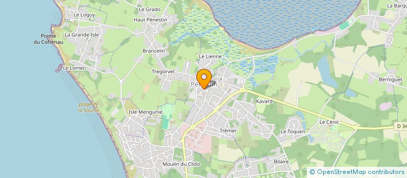 localisation de l'entreprise SCI LES BLEUETS  PENESTIN