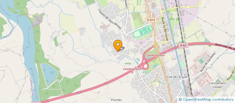 localisation de l'entreprise SCI LES BLEUETS  CASTELSARRASIN