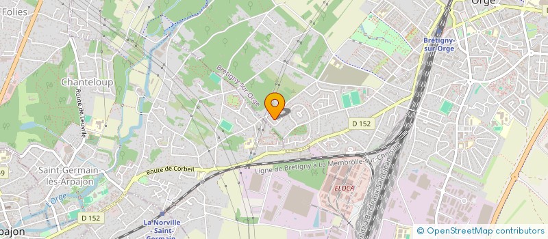 localisation de l'entreprise SCI LES BLEUETS à BRETIGNY-SUR-ORGE