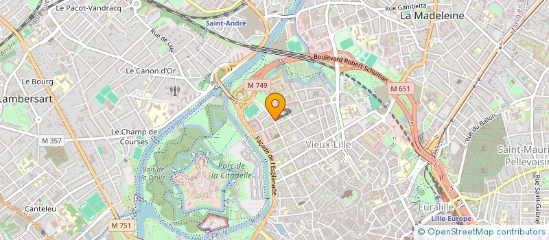 localisation de l'entreprise SCI LES BLEUETS à LILLE
