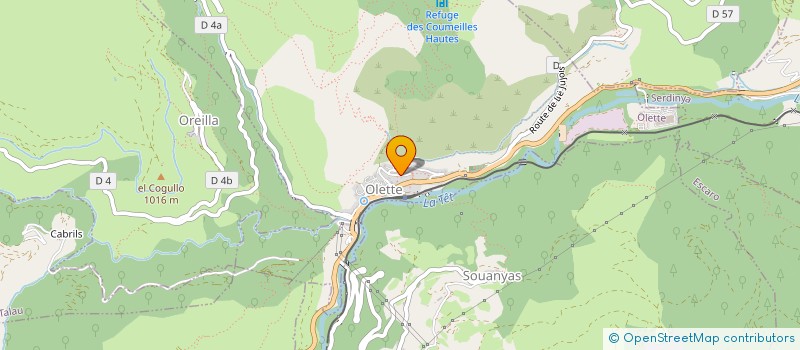 localisation de l'entreprise SCI LES BLEUETS  OLETTE