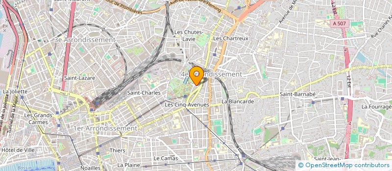 localisation de l'entreprise SCI LES BLEUETS à MARSEILLE