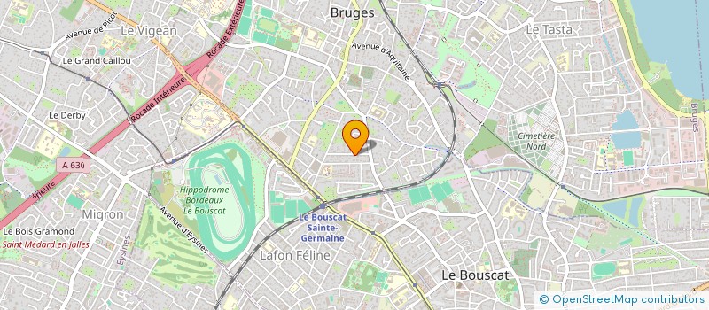 localisation de l'entreprise SCI LES BLEUETS  BRUGES