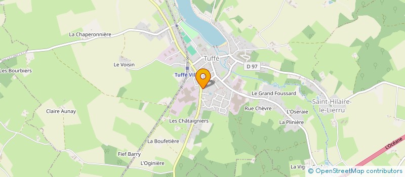 localisation de l'entreprise SCI LES BLEUETS 72160  TUFFE-VAL-DE-LA-CHERONNE