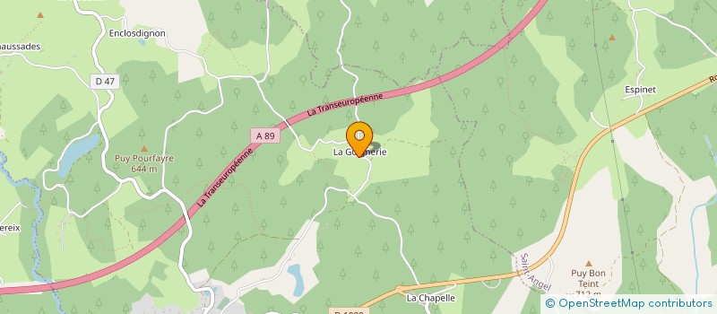 localisation de l'entreprise SCI LES BLEUETS  COMBRESSOL