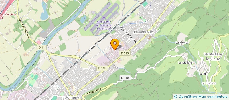 localisation de l'entreprise SCI LES BLEUETS  LE VERSOUD