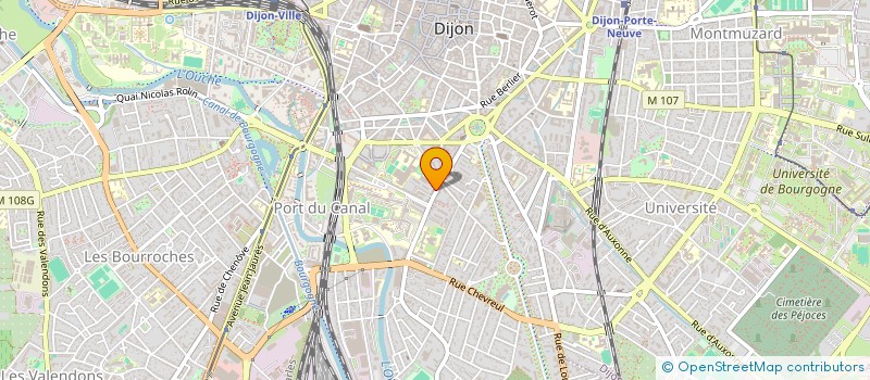 localisation de l'entreprise SCI LES BLEUETS à DIJON