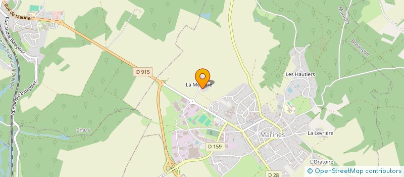 localisation de l'entreprise SCI LES BLEUETS  MARINES