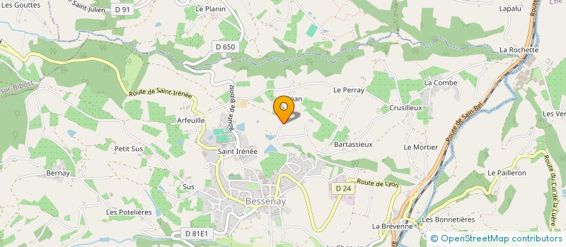 localisation de l'entreprise SCI LES BLEUETS DE RIPAN  BESSENAY