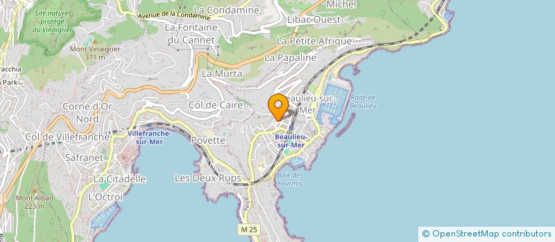 localisation de l'entreprise SCI LES BLEUETS PROPERTY COMPANY à BEAULIEU-SUR-MER