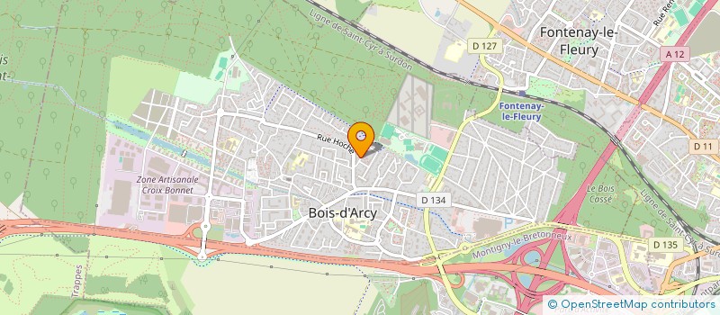 localisation de l'entreprise SCI LES BLEUS D'AUVERGNE  BOIS-D'ARCY