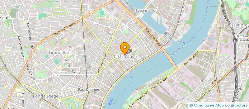 localisation de l'entreprise SCI LES BLONDS  BORDEAUX