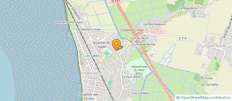 localisation de l'entreprise SCI LES BOCAGES  CHATELAILLON-PLAGE