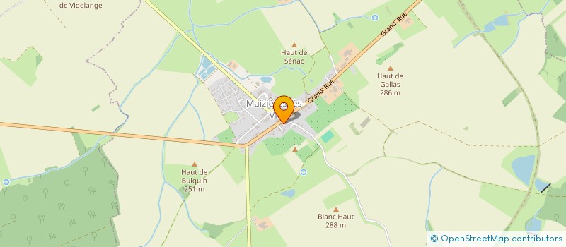 localisation de l'entreprise SCI LES BOEUFS  MAIZIERES-LES-VIC