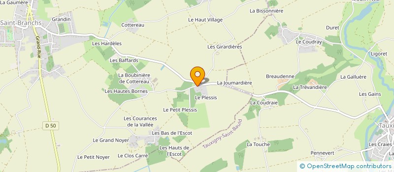 localisation de l'entreprise SCI LES BOIS  SAINT-BRANCHS