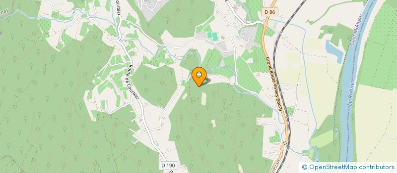 localisation de l'entreprise SCI LES BOIS  SAINT-MONTAN