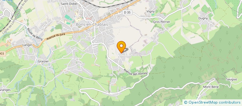 localisation de l'entreprise SCI LES BOIS  BONS-EN-CHABLAIS