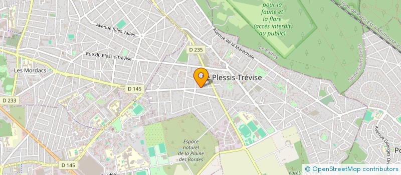 localisation de l'entreprise SCI LES BOIS  LE PLESSIS-TREVISE
