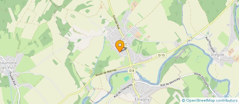 localisation de l'entreprise SCI LES BOIS D'ARGENT  PIN