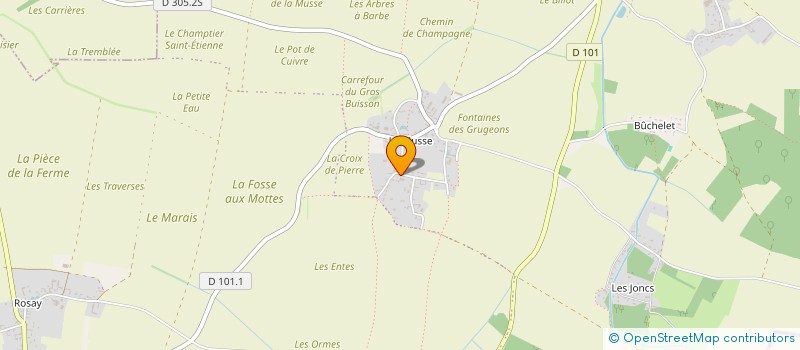 localisation de l'entreprise SCI LES BOIS DE GRANDCHAMP à BOUTIGNY-PROUAIS
