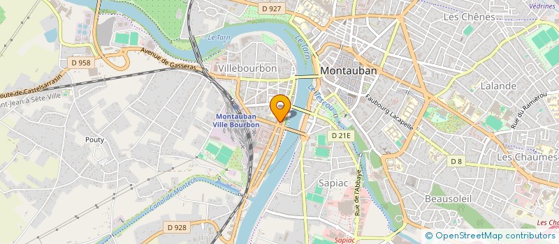 localisation de l'entreprise SCI LES BOIS DE PECHINIEZ  MONTAUBAN