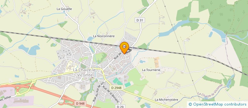 localisation de l'entreprise SCI LES BOIS DORES  LA CHAIZE-LE-VICOMTE