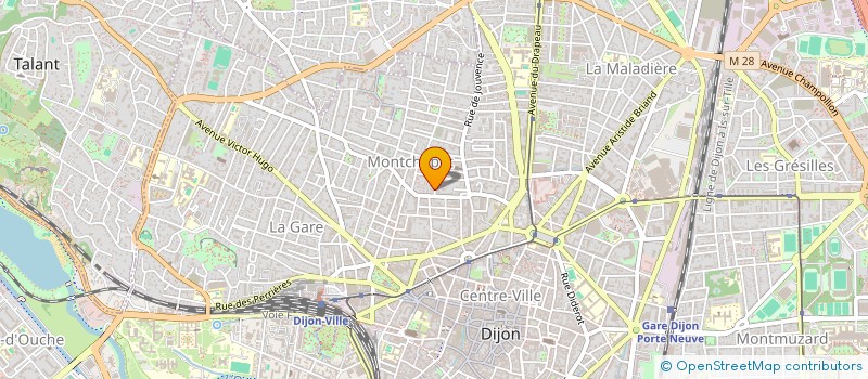 localisation de l'entreprise SCI LES BOIS JOLIS à DIJON