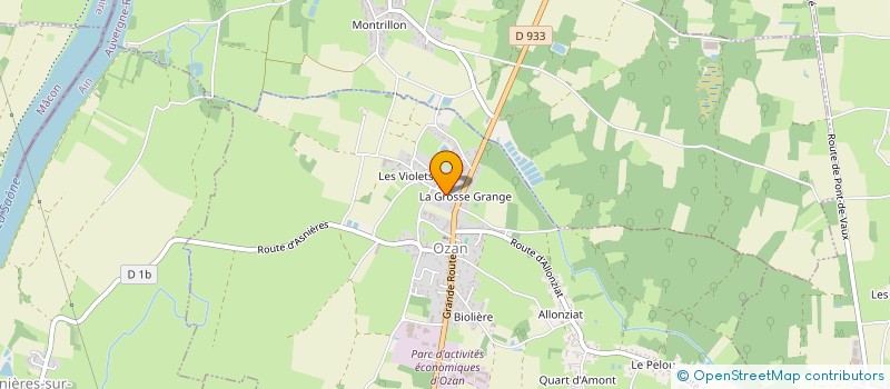 localisation de l'entreprise SCI LES BOIS SECS  OZAN